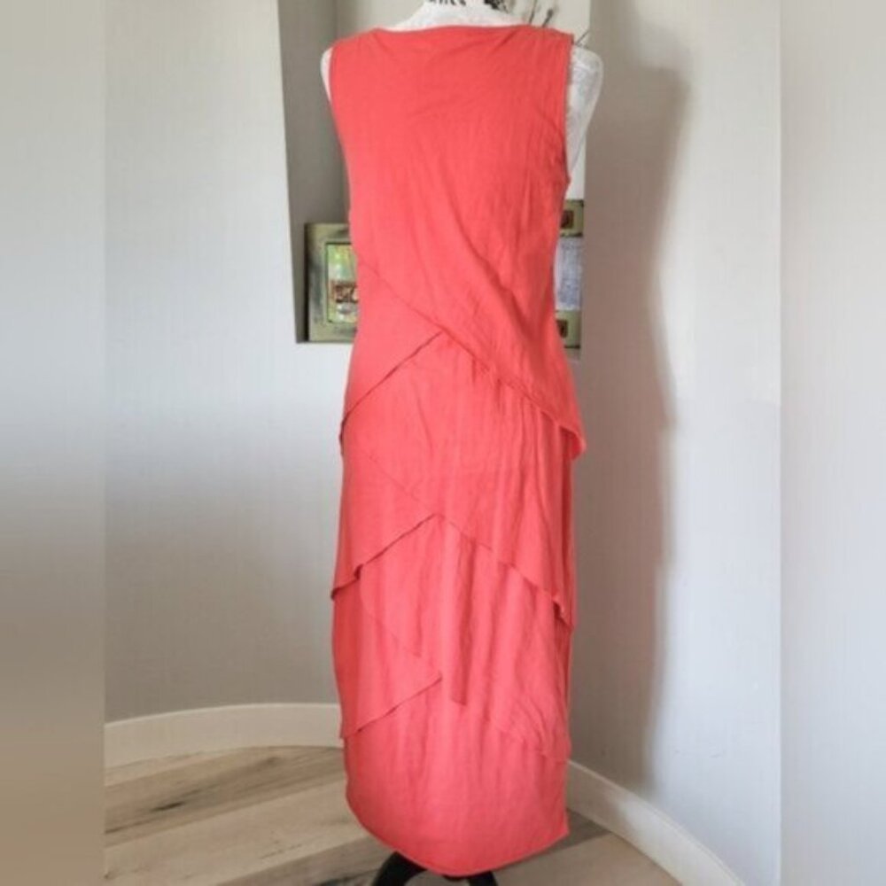 Neon Buddha Cotton Sleeveless Maxi Dress Sz Medium - Picture 9 of 9